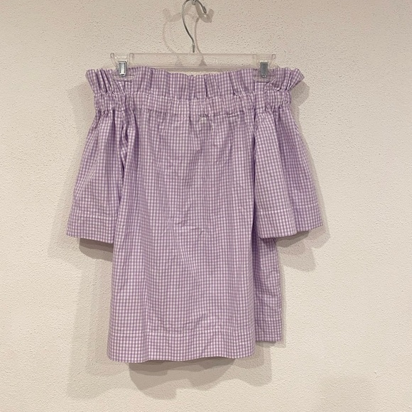NWT Collyn Raye Gingham Off the Shoulder Top Size XS - Picture 6 of 7
